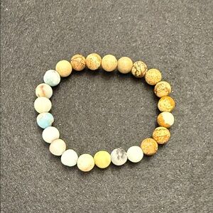 Natural Stone Beaded Bracelet - Multicolor